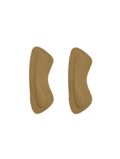 1 par gele hælpuder i beige microfiber