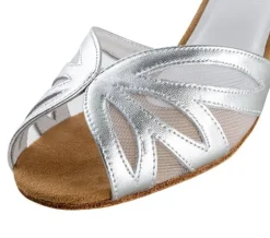 Anna Kern sølv dansesko 3,5 cm hæl