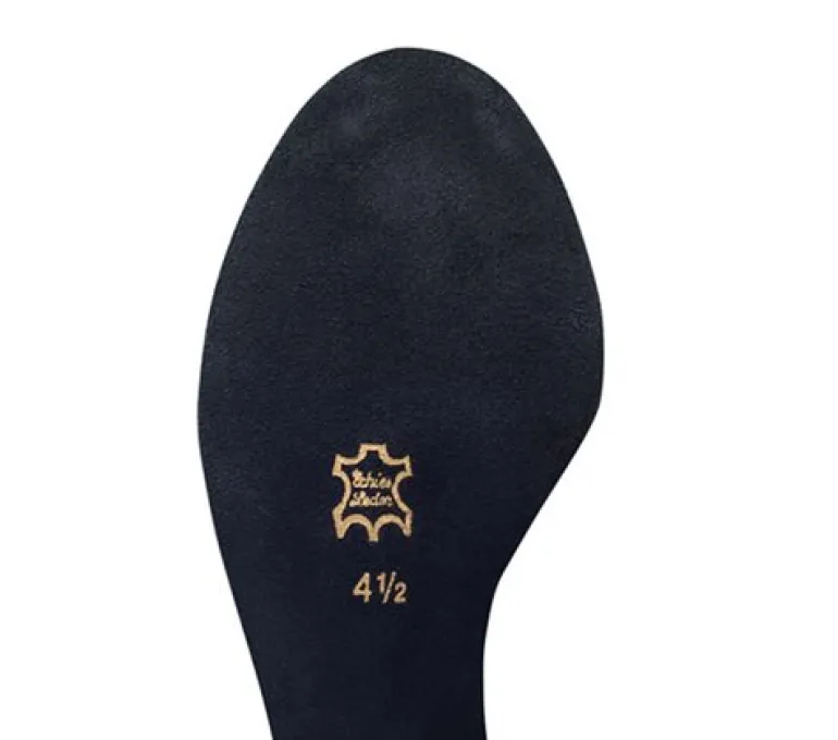 Anna Kern sort dansesko med sten og 5 cm hæl - Clemence