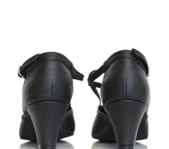 Anniel dansesko m.kryds rem 5 cm hæl - 2062