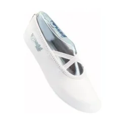 Anniel hvid kryds gymnastiksko skind