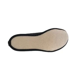 Anniel sort gymnastiksko med gummi sål