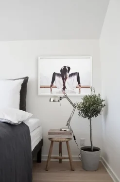 Balletplakat med balletdanser på tå