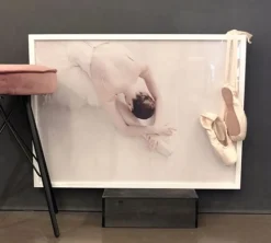 Balletplakat med flot balletdanser