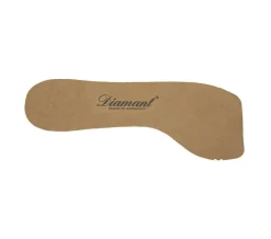 Beige microfibersål til dansesko