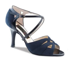 Blå dansesko Nueva Epoca Rosita 6 cm hæl