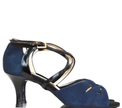 Blå dansesko Nueva Epoca Rosita 6 cm hæl