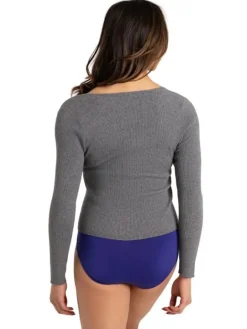 Blød grå strik fra Capezio