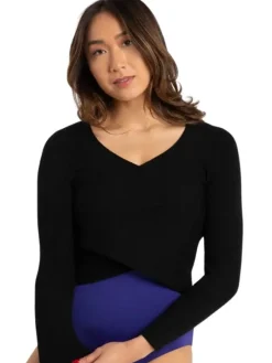 Blød sort strik fra Capezio