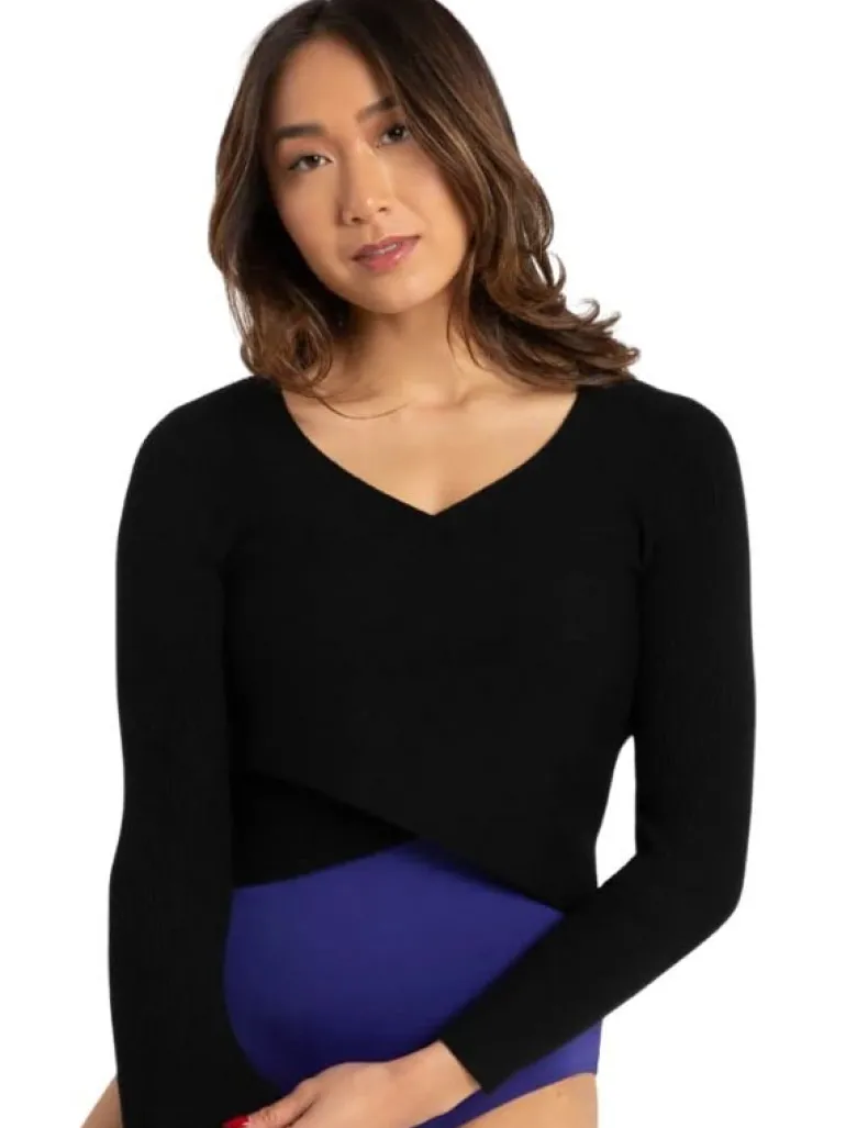 Blød sort strik fra Capezio