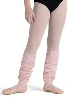 Bloch benvarmere 45 cm til børn - rosa