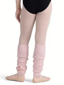 Bloch benvarmere 45 cm til børn - rosa