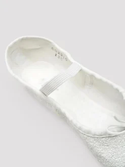 Bloch hvid skind glimmer balletsko