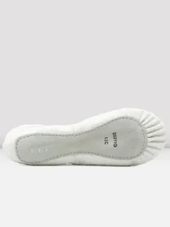 Bloch hvid skind glimmer balletsko