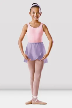 Bloch lilla chiffon skørt børn