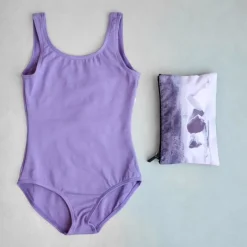 Bloch lilla dragt m.bælte u. ærme til piger