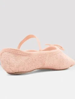 Bloch rosa skind balletsko med glimmer