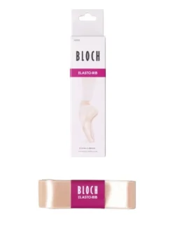 Bloch satin bånd m. indsyet elastik