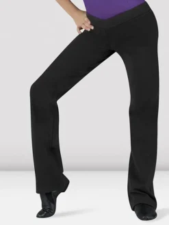 Bloch sorte dansebukser til piger i bomulds stretch