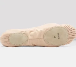 Bloch springsko/ soft balletsko rosa splitsål - Børn