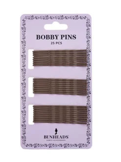 Bunheads lange hårnåle brun