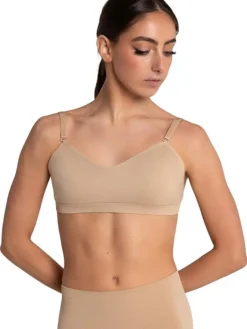 Capezio hjerteformet bh til dans/ballet/gymnastik