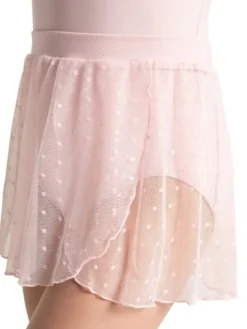 Capezio lyserød pull-on skørt til piger