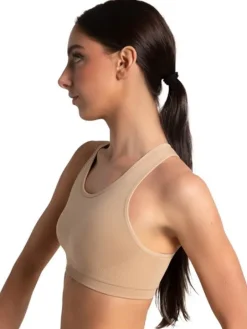 Capezio nude racerback top til piger
