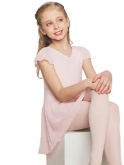 Capezio rosa dragt m.chiffon skørt til piger