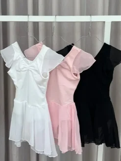 Capezio rosa dragt m.chiffon skørt til piger