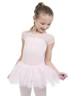 Capezio rosa dragt med påsyet tutu skørt