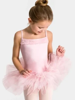 Capezio rosa tutudragt med flæser