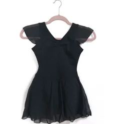 Capezio sort dragt m.flot skørt til piger
