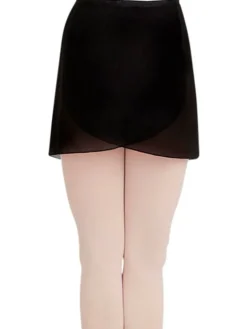 Capezio sort slå om skørt damer