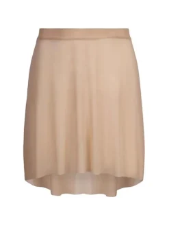 Creme farvet pull on mesh skørt fra Mara Dancewear