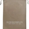 Dancecompany sandfarvet skopose med logo