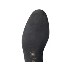 Dansesko bred i sort lækker skind Werner Kern