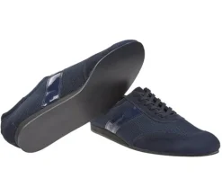 Diamant mørkeblå dansesneaker vario spin sål til herrer