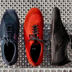 Diamant mørkeblå dansesneaker vario spin sål til herrer