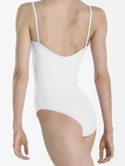 Dragt med tynde stropper og rynk i hvid fra Wear Moi