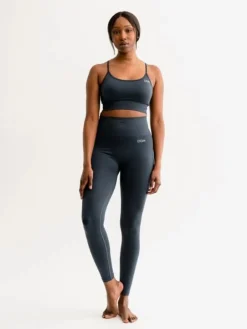 Drop of mindfulness mørkeblå seamless leggings