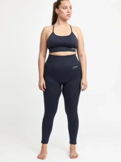 Drop of mindfulness mørkeblå seamless leggings
