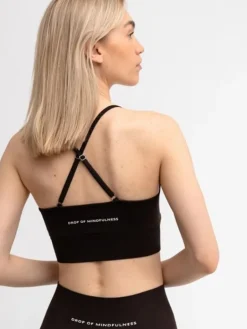 Drop of mindfulness seamless sports top mørkebrun