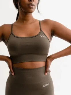 Drop of mindfulness seamless sports top olivengrøn