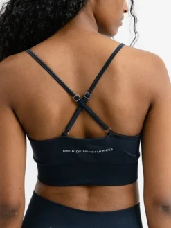 Drop of mindfulness seamless sports top mørkeblå