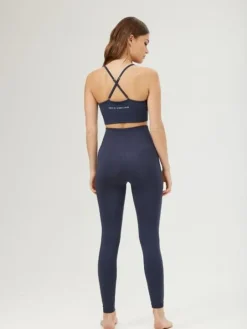 Drop of mindfulness seamless leggings i mørkeblå