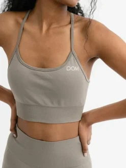 Drop of mindfulness seamless sports top salvie grøn