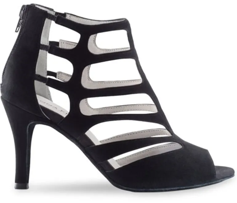 Flot Anna Kern sort spændende dansesko