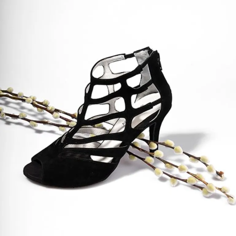 Flot Anna Kern sort spændende dansesko