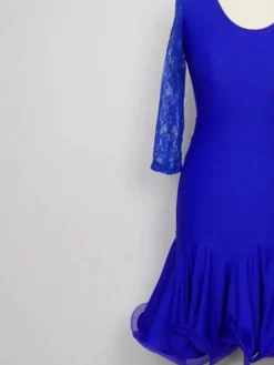 Flot blå dansenederdel til piger - Ready4dance